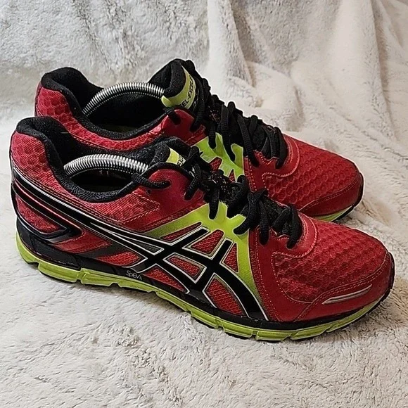 ASICS‎ GEL-Excel 33 2 Men's Red Neon Running Shoes Size 11 T315N - Picture 5 of 11